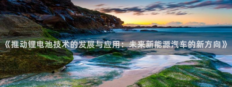 优发国际首页app：《推动锂电池技术的发展与应用：未来新能源汽车的新方向》