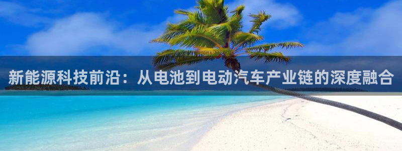 优发国际官网首页：新能源科技前沿：从电池到电动汽车产业链的深度融合