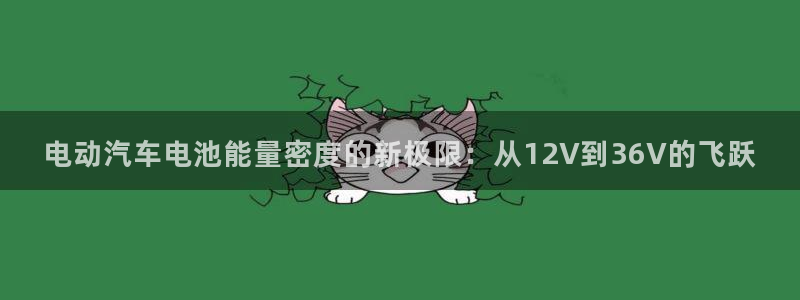 优发国际官网,首页：电动汽车电池能量密度的新极限：从12V到36V的飞跃