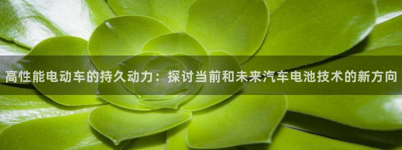 优发国际官网值是多少：高性能电动车的持久动力：探讨当前和未来汽车电池技术的新方向